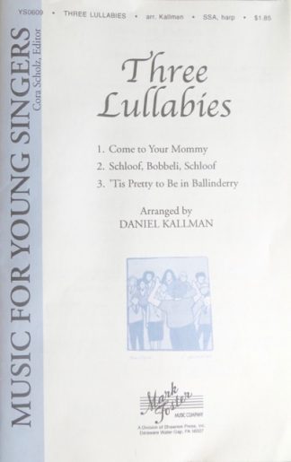 “Three Lullabies for Treble Voices and Harp” by Daniel Kallman